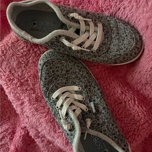Skechers BOBS Gray Patterned Sneakers